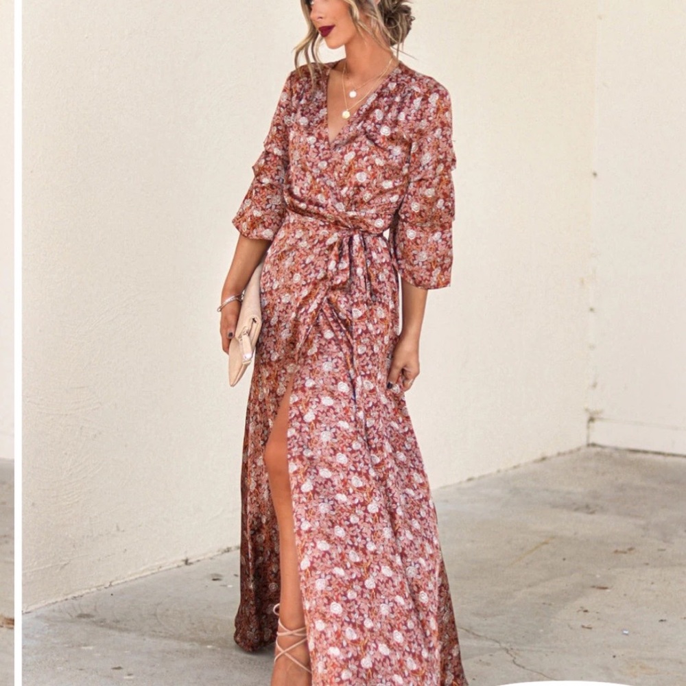 VICI Dylann Floral Maxi Dress- size small